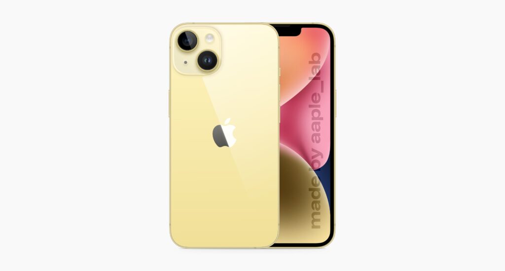 Apple 14 Yellow